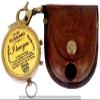 Brass Compass Magnetic,Direction Compass (Antiquated Finish) Poem Engraved Pocket Compass view 2