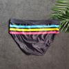 WXJLYZRCXK Men's Swimming Trunks Briefs Low Waist Swimwear Briefs Sexy Elastic Beach Shorts Boxers Underwear view 3