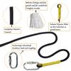 EMEKIAN 10 mm Black Indoor Outdoor Climbing Rope, 30 M (98 ft) Static Rock Climbing Rope for Escape Rope, Ice Climbing Equipment, Fire Safety Rescue Rope, with Non Slip Gloves view 2