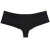 Jaxu Men's Elastic Spandex Thong Boxer Shiny Boxers Briefs Guys Pants Sexy Men Pouch Underwear 3-Pack(black) M, XU275 view 3