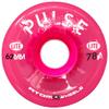 Atom Pulse Lite Outdoor Quad Roller Skate Wheels, 62mm, Pink, 78A view 1