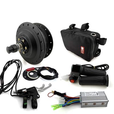 24V 36V 48V 250W Bike Engine Kit Ebike Front Motor Wheel Conversion Kit DIY E-Bike 100mm Hub Motor Can Use Disc Brake (36V 250W kit)
