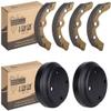 10L0L Golf Cart Brake Drums & Brake Shoes for Club Car Precedent 2004-Up and DS 1995-Up, Replace Golf Cart Brake Maintenance Kit OEM# 101791101 1018232-01 10603 view 1