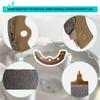 10L0L Golf Cart Brake Drums & Brake Shoes for Club Car Precedent 2004-Up and DS 1995-Up, Replace Golf Cart Brake Maintenance Kit OEM# 101791101 1018232-01 10603 view 4