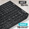 Extra-Large 6' x 4' Instructional Yoga Mat with Poses Printed On It - 2X Wider & Thicker than Regular Workout Mats - 150 Illustrated Yoga Poses and Stretches - Wide, Non-Slip, Barefoot Exercise Mat view 2