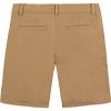 Nautica Big Boys School Uniform Flat Front Stretch Twill Short, Burnished Khaki, 8 view 2