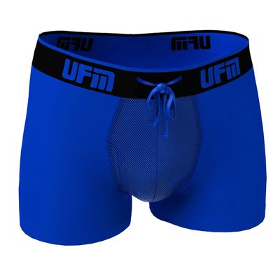 UFM Mens Viscose Trunk w/Patented Adj. Support Pouch Underwear for Men Royal Blue 31-34