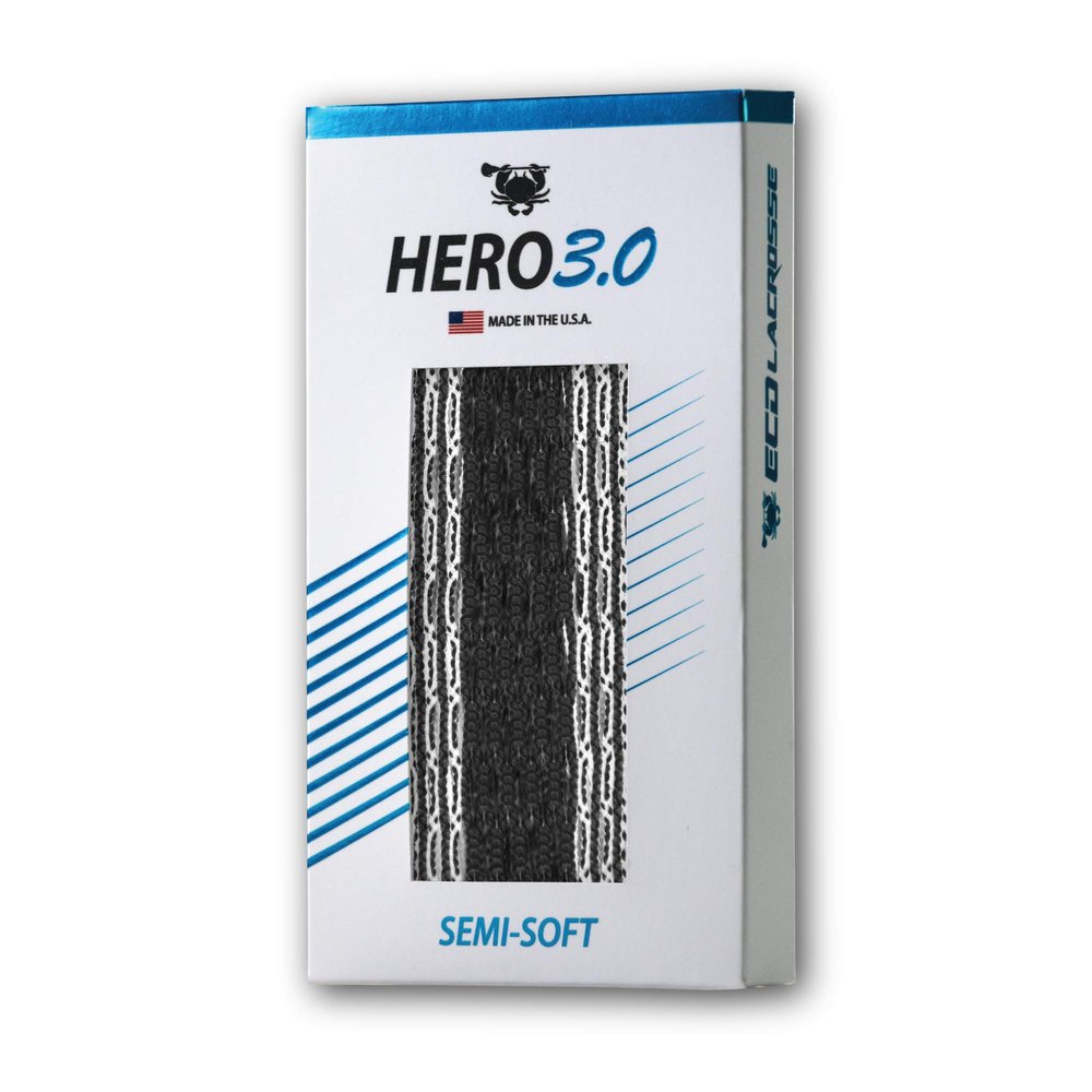 ECD Lacrosse Hero 3.0 Mesh - Semi Soft - White Storm Striker