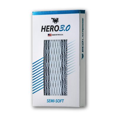 ECD Lacrosse Hero 3.0 Mesh - Semi Soft - Black Storm Striker