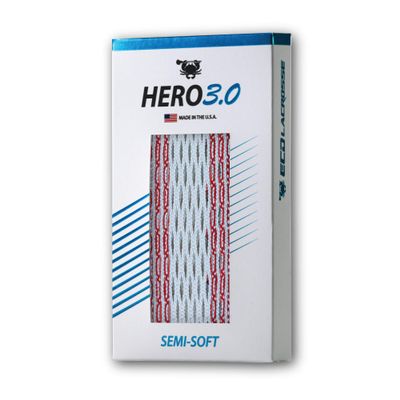 ECD Lacrosse Hero 3.0 Mesh - Semi Soft - Red Storm Striker