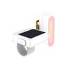 MPOWERD Luci Solar Bike Light Set | Headlight: 100 Lumens with White LEDs | Taillight: 40 Lumens with RGB LEDs | Rechargeable via Solar or USB | Waterproof | Lasts Up to 15 Hours view 1