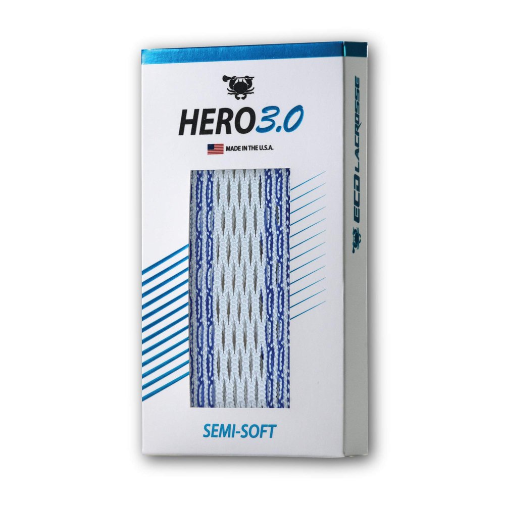 ECD Lacrosse Hero 3.0 Mesh - Semi Soft - Royal Blue Storm Striker