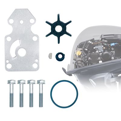 PumuHo Outboard Water Pump Repair Kits for Yamaha 9.9 15 HP Outboard Engine Sierra 18-3433 63V-W0078-01