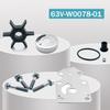 PumuHo Outboard Water Pump Repair Kits for Yamaha 9.9 15 HP Outboard Engine Sierra 18-3433 63V-W0078-01 view 2