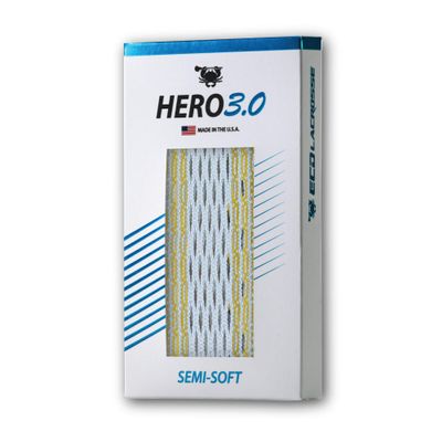 ECD Lacrosse Hero 3.0 Mesh - Semi Soft - Golden Yellow Storm Striker