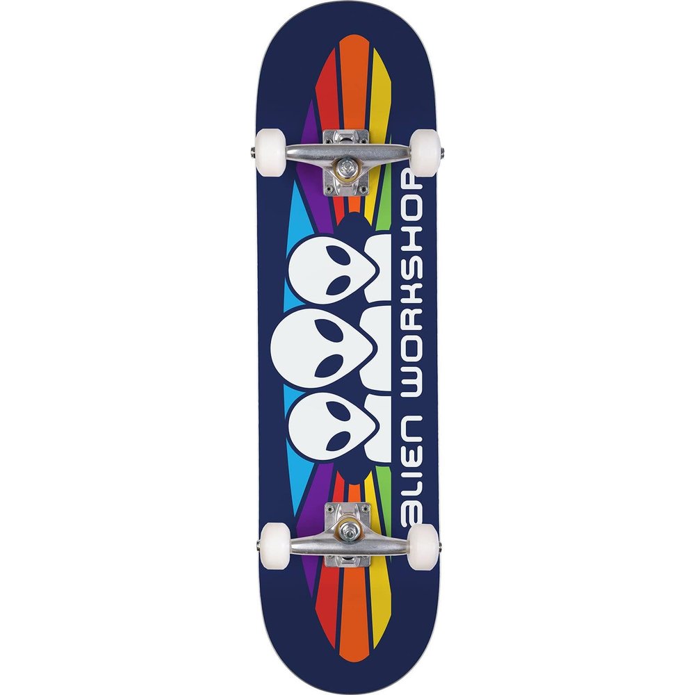 Alien Workshop Skateboards Spectrum Pre-Built Skateboard Complete - Navy - 7.50", Multi