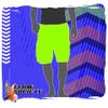 Flow Society Swoosh Blue & Red Attack Boys Shorts - Kids Athletic - Basketball - Baseball - Hockey - Football - Lacrosse view 4