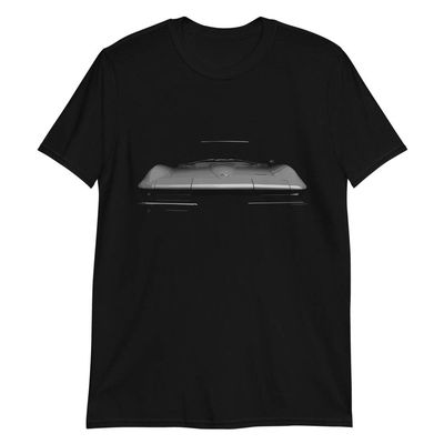 JG Infinite 1966 Chevy 'Vette C2 Muscle Car Short-Sleeve T-Shirt Black