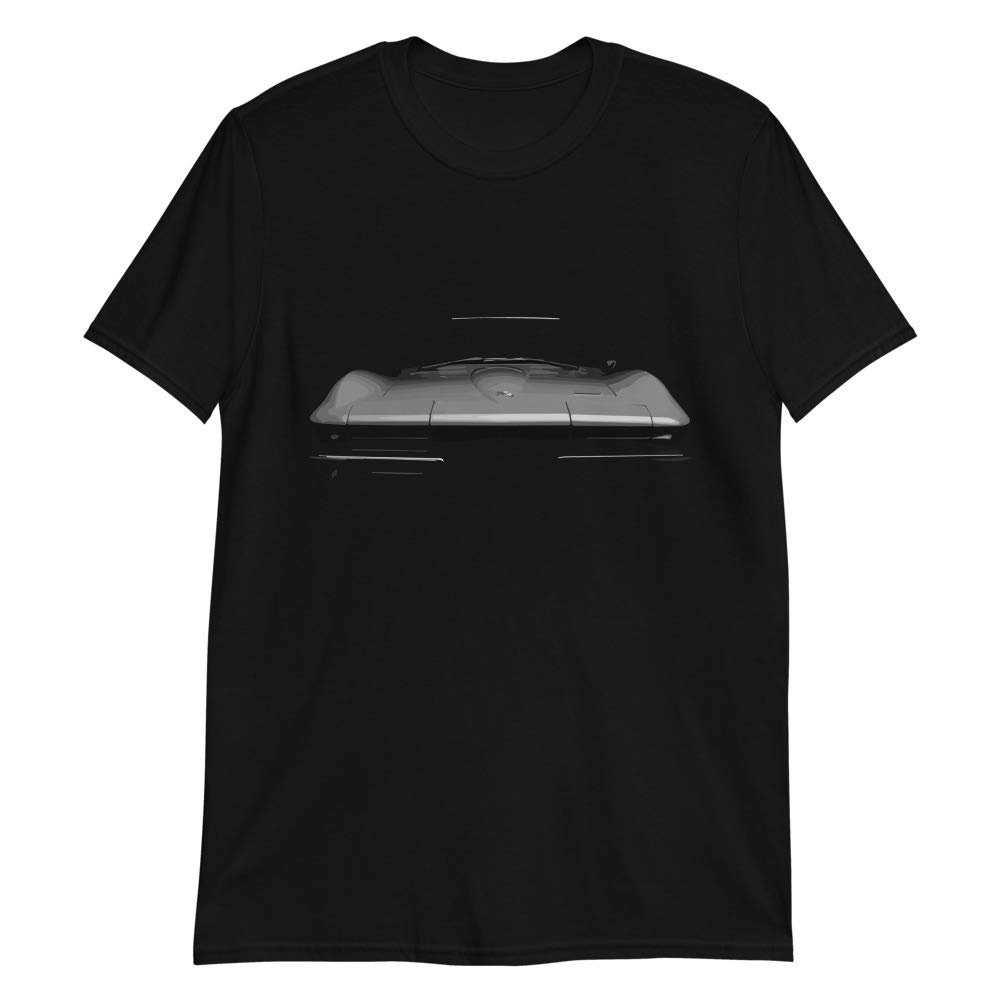 JG Infinite 1966 Chevy 'Vette C2 Muscle Car Short-Sleeve T-Shirt Black