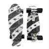 Skateboard Complete 22 inch Cruiser for Kids Youth Beginners Plastic Retro Style PU Wheels (Star) view 1