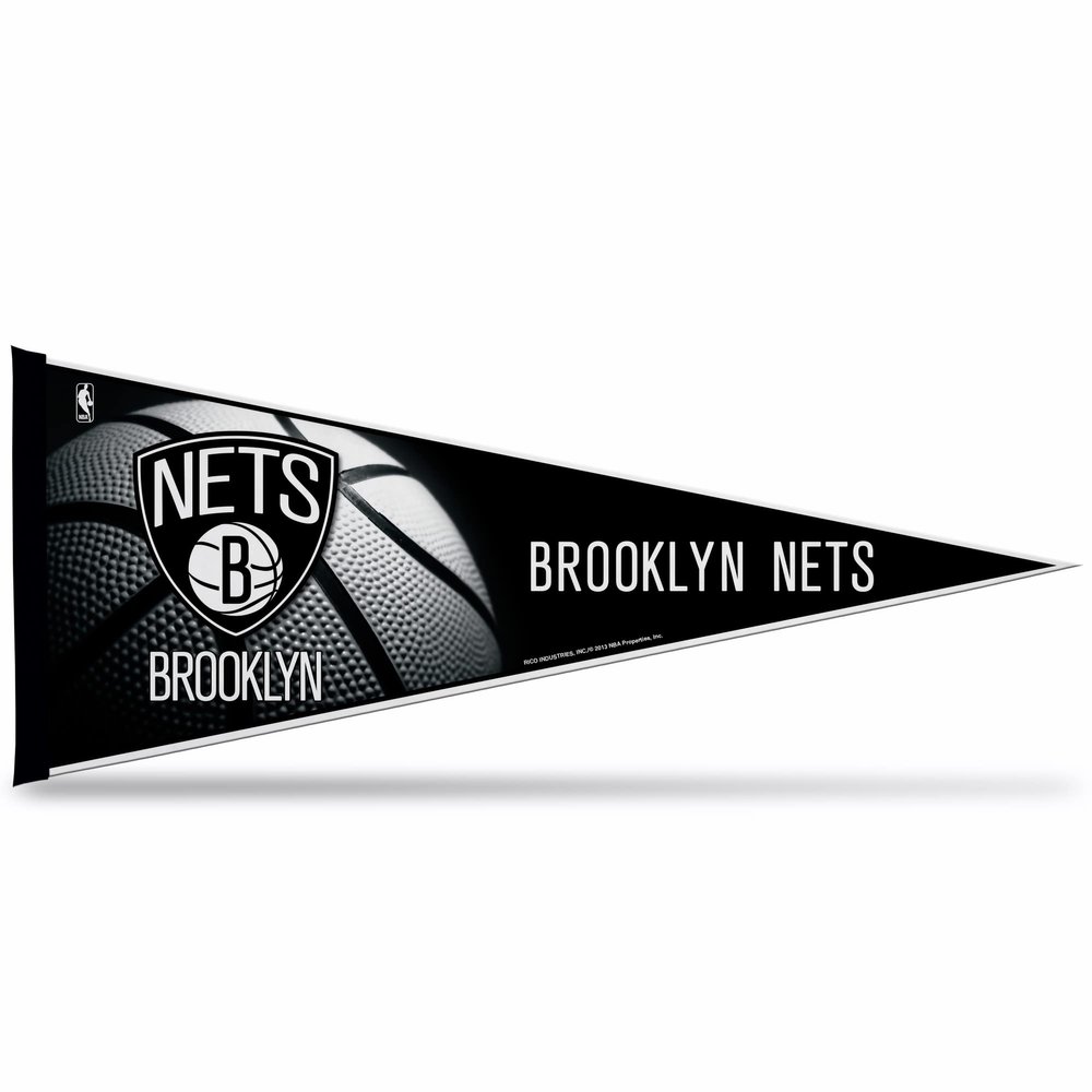 Rico PNTH67001-Brooklyn Nets 12X30 Pennant