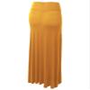 Lock and Love LL WB670 Womens Fold-Over Maxi Skirt XXL Mustard view 3