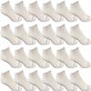 Yacht & Smith 24 Pairs of Low Cut Ankle Socks for Big Kids, Boys Girls, Bulk Pack Sock Size 6-8 view 3