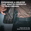 Holster for Glock 19 23 32 19X 45 19MOS 19M - OWB Holster / Adjustable Retention, Cant, Audible Click - Outside the Waistband - Comfort and Concealment - EDC - Pistol Holster - Gun Holster view 3