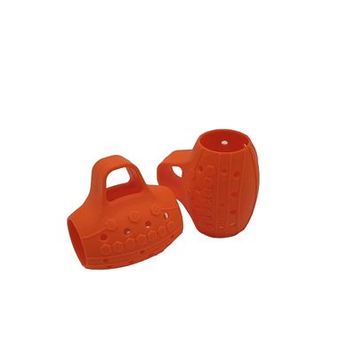 Egg Weights Colored Cardio 2.0 lbs Pair Replacement Grips Anti-Slip Silicone Rubber Finger Loop for Cardio Egg Weights (Orange)
