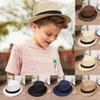 Digood Baby Care,Children Kids Summer Beach Sun Hat Jazz Panama Trilby Fedora Hat Gangster Cap,for Easter Day Festival Birthday Gifts(E,One Size) view 4