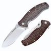 SANRENMU 1006 NEW Pocket Folding Knife 14C28N Blade Flipper Ball Bearing Outdoor Camping Survival Tool EDC (Brown) view 1