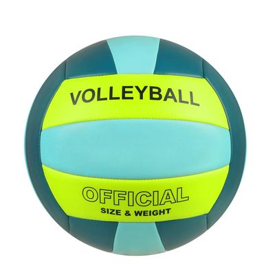 PECOGO Volleyball Size 5 PU Leather Soft Indoor Outdoor Volleyballs Sports Training Game Play Ball for Beginner, Teenager, Adult, 8.2