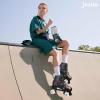 Women Roller Skates Classic High-top Outdoor Skate Roller Light-Up Four-Wheel Roller Skates Shiny Roller Skates for Adult Women Men Yoth with Shoe Bag (Black Flash Wheel,39=US: 6.5) view 4