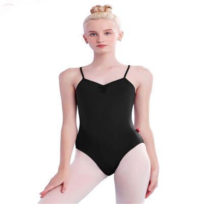 Daydance Backless Ballerina Black Leotards for Women Ballet, Dance, Gymnastics, Aerial Yoga