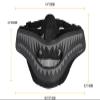 OneTigris X Storm Airsoft Mask Foldable Mesh Mask with Removable Shark Jaw Morale Patch (Black Teeth) view 2