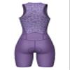 Sparx Sports Women Triathlon Suit Tri Short Racing Cycling Swim Run (XL, Animal-Skin), Black view 4