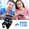 Wrahonbi Gaming Sock, Do Not Disturb I'm Gaming,Gaming Socks for Teen Boys Gamer with Glowing, Novelty Socks for Men Dad Father Women Long view 2