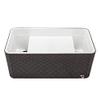 AUTOKOLA Home 80QT Rattan Square Legs Cooler with Shelf 3-7 Days Delivery view 3