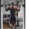 WXYZ Pull-Up Bar Home Gym Steel Horizontal Bar, Strength Training Fitness Bar, 70-95cm, 90-120cm, 110-135cm, 130-180cm, Load-Bearing 400kg (Size : 130-180cm) view 2