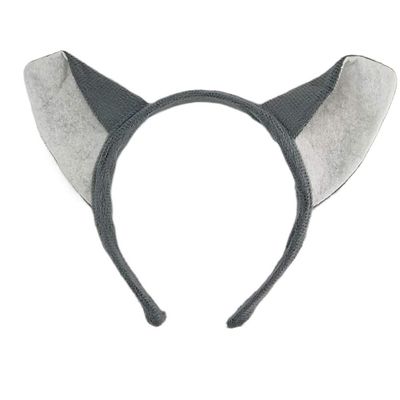 Laughter to Sky Party Zoo Animal Ear Headbands Woodland Creatures Cosplay Forest Theme Costume Kids Adult (wolf)