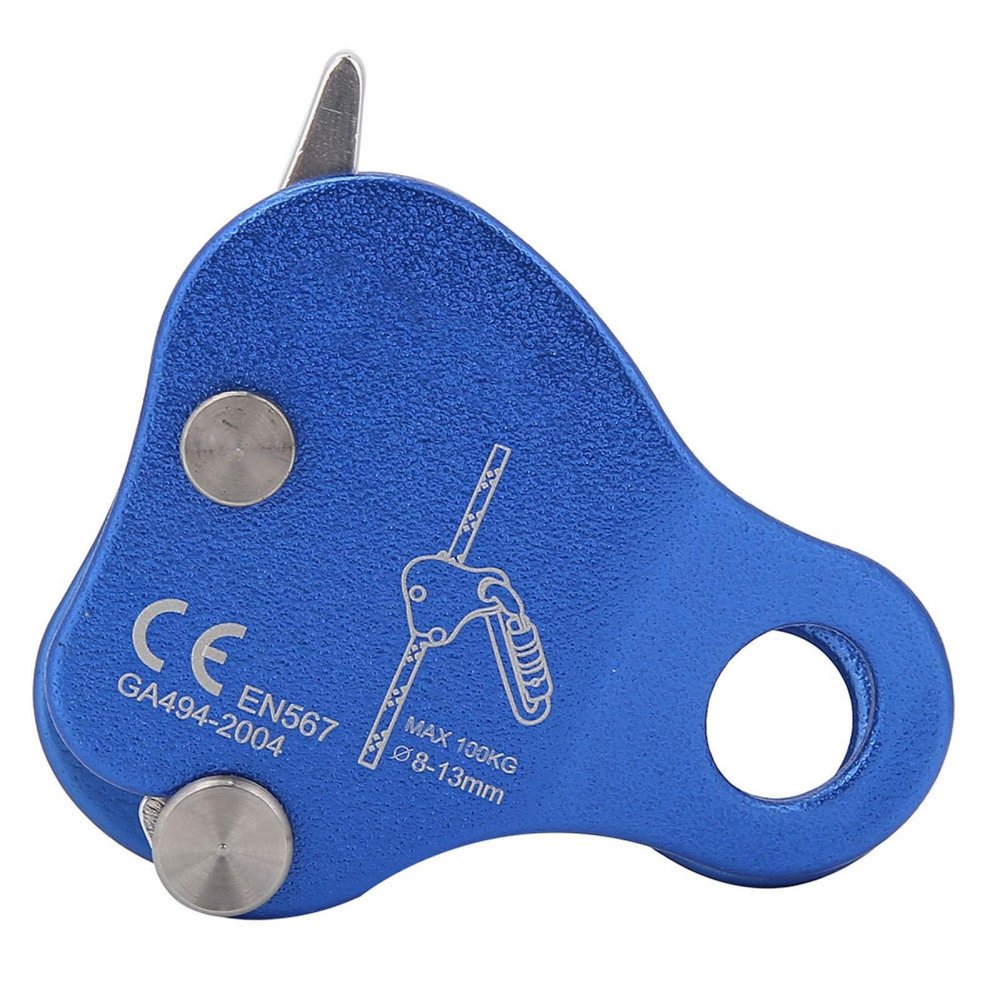 EVTSCAN Climbing Rope Pulley, Aluminium Magnesium Alloy Heavy Duty Single Swivel Rescue Pulley Block Climbing Safety Equipment