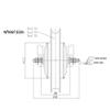 24V 36V 250W 12 Inch Bike Motor Wheel With Tire For Mini Bicycle Front Wheel (Silver 36V) view 3