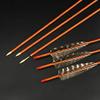 31 Inch Arrow 600 Spine Arrow Target Practice Arrow Hunting Arrow Carbon Arrows Compound Bow Recurve Bow Adult Youth Archery Indoor Outdoor Shooting Bullet Tip Wooden Wood-Like view 2