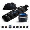 Adjustable Ankle Weights 1-5/10/15/20LBS Pair with Carry Bag - Breathable Fabrics, Reflective Trim - Strength Training Leg Wrist Arm Ankle Walking Weights Sets for Women Men Kids view 1