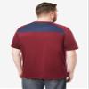 KingSize Men's Big & Tall Power Tee - 2XL, Dark Burgundy Navy view 2