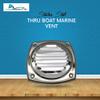 MARINE CITY Thru Louvered Vent 304 Stainless Steel, Rust-Resistant, for Marines, Boats, Ships, Yachts, Kayaks (Pack of 1) (5 Inches) view 2