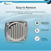MARINE CITY Thru Louvered Vent 304 Stainless Steel, Rust-Resistant, for Marines, Boats, Ships, Yachts, Kayaks (Pack of 1) (5 Inches) view 4