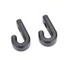 2Pcs Kayak J Hooks,2.51.5cm Black Plastic J Shape Screws Lashing Hook Bungee Cord Hooks,Easy Installation Lightweight Solid Canoes Lashing J Hook,Kayak Accessories for Kayak,Boat,Canoes view 2