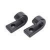 2Pcs Kayak J Hooks,2.51.5cm Black Plastic J Shape Screws Lashing Hook Bungee Cord Hooks,Easy Installation Lightweight Solid Canoes Lashing J Hook,Kayak Accessories for Kayak,Boat,Canoes view 4