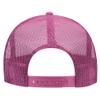 Ashen Fane Kids' Polyester Foam Front 5 Panel High Crown Mesh Back Trucker Hat, HPk Wht HPk view 2